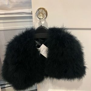 Adrienne Landau Real Fur Shawl